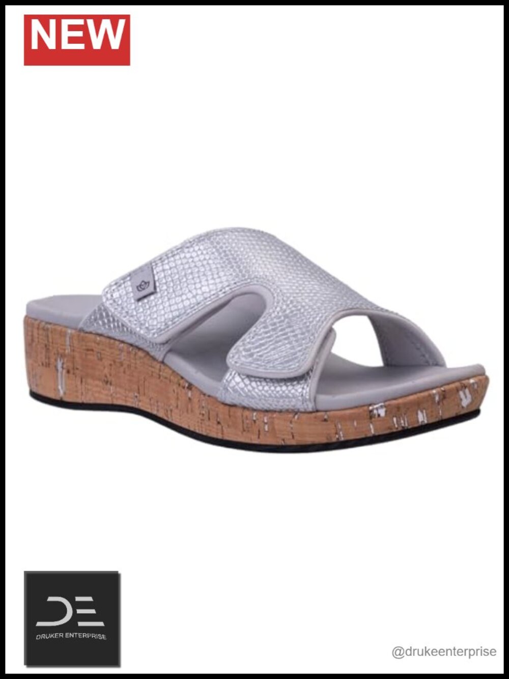 Spenco Women's Camille Wedge Sandals APMA Orthotic EVA Comfort